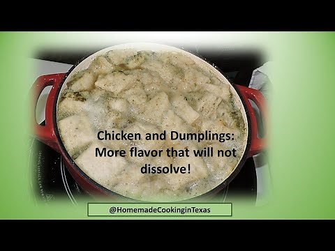 Chicken and Dumplings Made with Self-Rising Flour