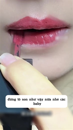 Cách tô son giúp môi căng mọng, các baby lưu lại ngay nhé #toson #sonmoi #tipsmakeup #makeup #xuhuong