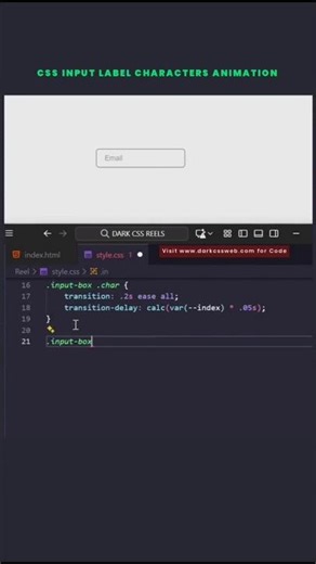 input label character animation #javascript #typescript #refactoring