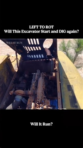willitrun | Will this excavator starts and Dig Again???? #restoration #repair #engine #recovery #rebuild #old #fyp #likeme | Instagram