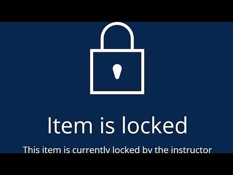 How to fix "This item is currently locked by the instructor" coursera #coursera #locked #Electronook