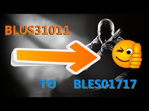 PS3 Black ops 2 (BO2) convert blus31011 to bles01717 with KMZ Ultra Loader no pc needed!