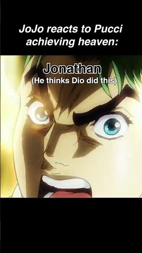 JoJo reacts to Pucci reaching heaven #jojosbizarreadventure