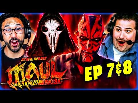 Star Wars: MAUL - SHADOW LORD EPISODES 7 & 8 REACTION! THE EMPEROR PALPATINE FLASHBACK IS HAUNTING!