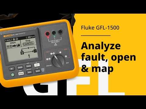 Fluke GFL-1500 Explained: Analyze, Fault and Open Functions