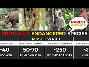 Top 20 Rarest Animals in the World 🌍 | Critically Endangered Species Ranked