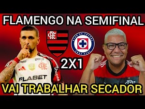 AO VIVO! FLAMENGO 2X1 CRUZ AZUL! FLAMENGO VENCE CRUZ AZUL E ESTÁ NA SEMIFINAL DO MUNDIAL!