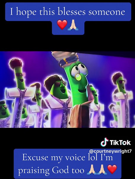 Praise the Lord he’s the God of second chances!!🙏🏻 #veggietales #christiantiktok #praise #worship #jesusismysavior #jesusisgod #fyp