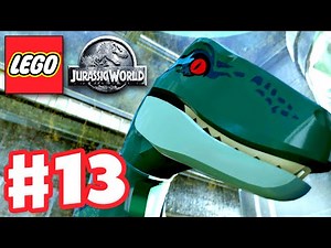 LEGO Jurassic World - Gameplay Walkthrough Part 13 - Raptor Chase! (PC)