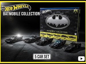 Hot Wheels Batmobile 5-Car Set! 🦇 Unboxing EVERY Iconic Bat-Vehicle! #hotwheels #batmobile