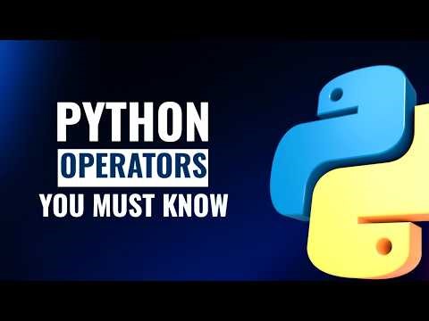 Stop Confusing Python Operators | Full Beginner's Walkthrough