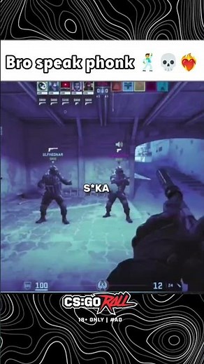 Bro speak only phonk 🥀CS2 MEMES 💀#CS2 #CounterStrike2 #CS2Funny #CS2Clips #GamingReels #FPSGames