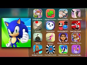 Sonic Dash+ - Original Endless Running Game (Apple Arcade) Gameplay Review (iOS/iPadOS)