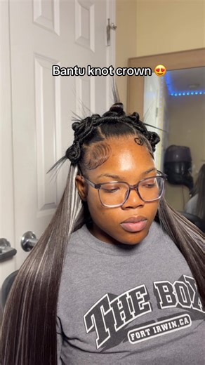 Bantu Knot Crown Styling Tutorial