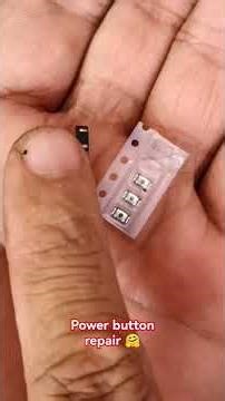 Power button repair 🤗 #repair