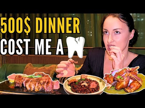 $500 Dinner at Miami’s HOTTEST Restaurant… And I Broke My Tooth 😳 | Amazonico Brickell Review