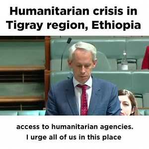 1.4K views · 66 reactions | My thoughts today are with Australia's Ethiopian community, following the full-scale humanitarian crisis that has been unfolding in the Tigray region of Ethiopia. | Andrew Giles MP | Facebook