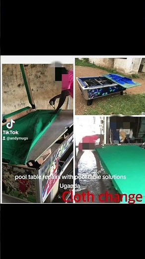 how to repair pool tables in Kampala Uganda,pool table cloth change, leveling, branding,ball tray
