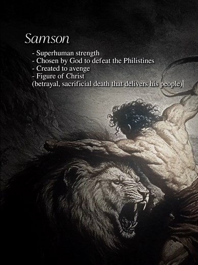 Samson, born to avenge God and die #christiantiktok #samson #bible #christian