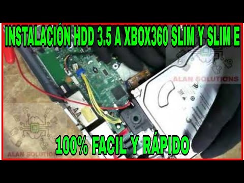 INSTALACIÓN DE DISCO DURO 3.5 A XBOX 360 SLIM Y SLIM E (PASO A PASO FACIL Y RAPIDO BIEN EXPLICADO)