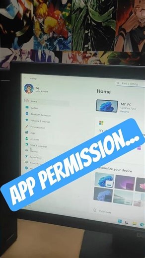 App Permission 🔥| Day-0737| Windows Tips #techreels #reel #short #windows11tips #windows11
