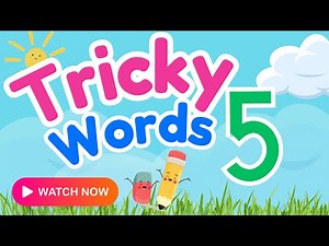 🎯 Tricky Words | Sight Words | Group 5 | Learn with Fun Examples & Catchy Sentences! 📚✨