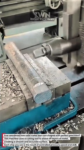 How Metal Shaping Works: Precision Machining in Action‼️#shorts #machine