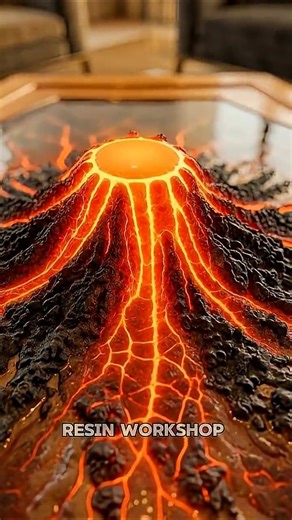 They Built a VOLCANO Table… Then It Started Flowing Lava! 🌋🔥