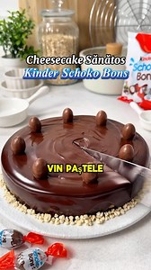 409K views · 5.5K reactions | Reteta Cheesecake Kinder Schoko Bons?...