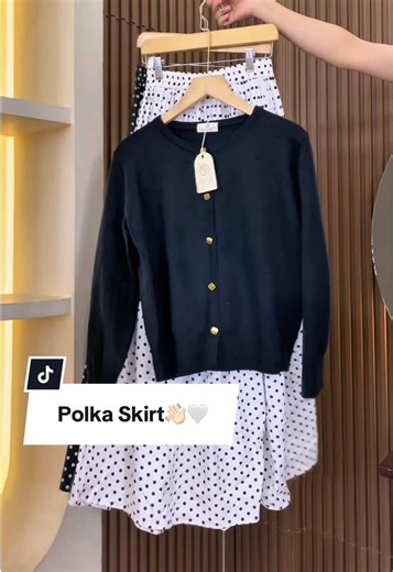 Mix and match skirt outfit👋🏻🤍 #fypppp #skirtoutfits #rokpolkadot #ootdinspo #outfitoftheday