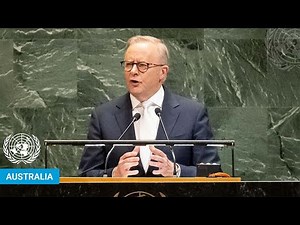 🇦🇺 Australia - Prime Minister Addresses United Nations General Debate, 80th Session | #UNGA