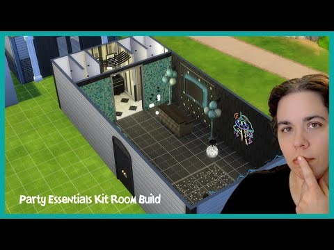 I built a PARTY room in the Sims! (Sims 4)