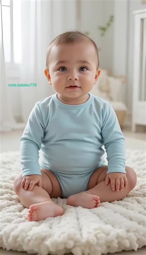 Cute Baby Says Papa: Heartwarming First Words