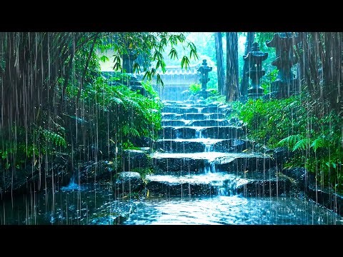 Soothing Rain & Thunder Sounds - Natural ASMR Helps You Fall Into Deep Sleep In A Peaceful Space