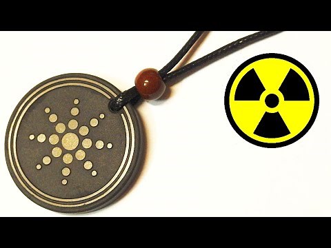 Radioactive "negative ion" pendant