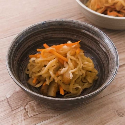 定番副菜♪ 切り干し大根とさつま揚げの煮物のレシピ動画・作り方 | デリッシュキッチン