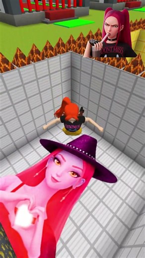 KPop Demon Hunters VS Lava Jump Challenge, part 3😾 #minecraft #shorts #sodapop