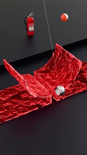 red ball weaving #blender #blender3d #shorts #looping #animation