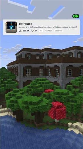 Defrosted Resource Pack #minecraftshorts #fresh