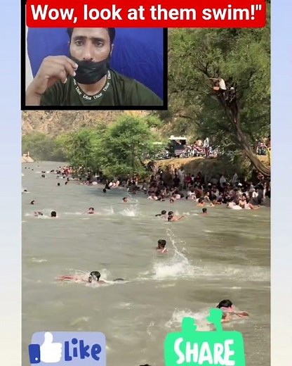 Unbelievable Swimming! Pure Joy in the River 🌊 #shortvideo #viralvideo #explore #usa #facts