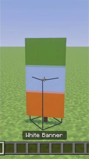 How to build the Irish /Ivory Coast flag in Minecraft 🇨🇮 (easy)