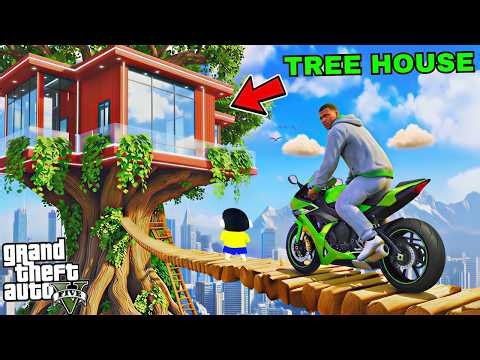 Franklin Buy New Tree House in GTA 5 😲