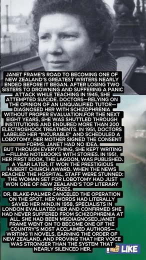 “How Janet Frame’s Writing Literally Saved Her Life — The Book That Stopped a Lobotomy”