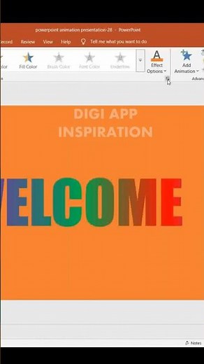 Welcome Slide Animation In PowerPoint Presentation |