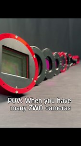 POV: When you have many ZWO cameras...😉 #zwo #zwoasi #Astrophotography | ZWO Astrophotography