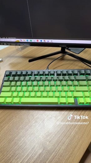 I got the N Vision Monitor in Black ! 👩‍💻 #desksetup #desktour#fyp