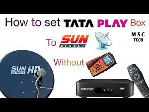 HOW to set || Tata play || Box To ||Sun Direct || Antenna without sat Meter