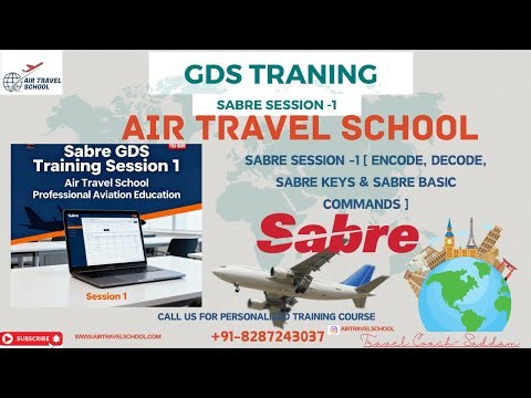 Sabre Session-1 How to use Sabre Keys | ¥ ¤ * |Sabre Basic Commands #gds #jobs #sabretraining