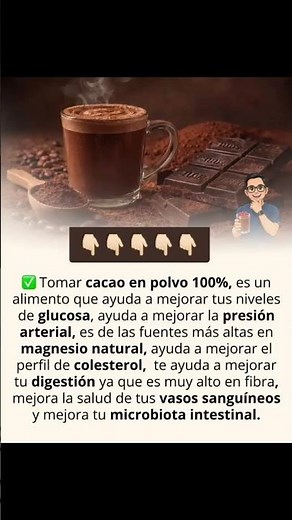 El cacao en polvo ( cacao puro )