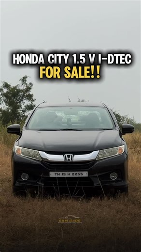 Sun Cars on Instagram: "Booking ☎️ 9894148482 | Details👇 HONDA CITY 1.5 V MT I-DTEC •2016 MODEL •SECOND OWNERSHIP •87,000 KM DRIVEN •FC CURRENT (24-NOV-2031) •INSURANCE CURRENT (31-JUL-2026) •DIESEL VARIANT •MANUAL TRANSMISSION (6-SPEED) •FANCY NO. (2255) •OE ALLOY WHEELS •OE AUDIO SYSTEM •DUAL AIRBAGS •GOOD SEAT COVERS •PRICE: 5,95,000 (NEGOTIABLE) Available Facilities ✅ • Loan and Finance Arrangements – Easy and quick approvals • Vehicle Exchange Available – Get the best value for your old ve